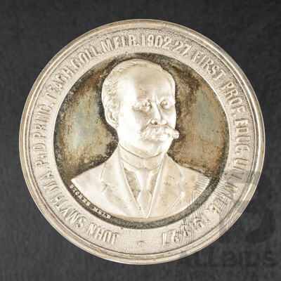 Stokes and Son University of Melbourne John Smyth Silver Medal, Honoring Professor D.B Copland .925