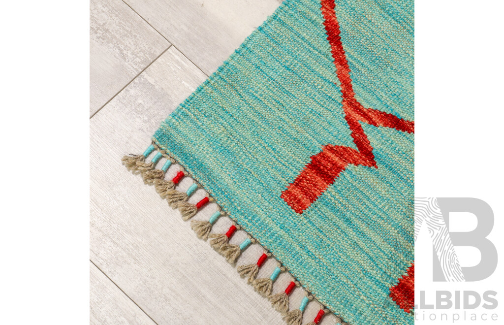 Modern Woollen Kilim Hall Runner