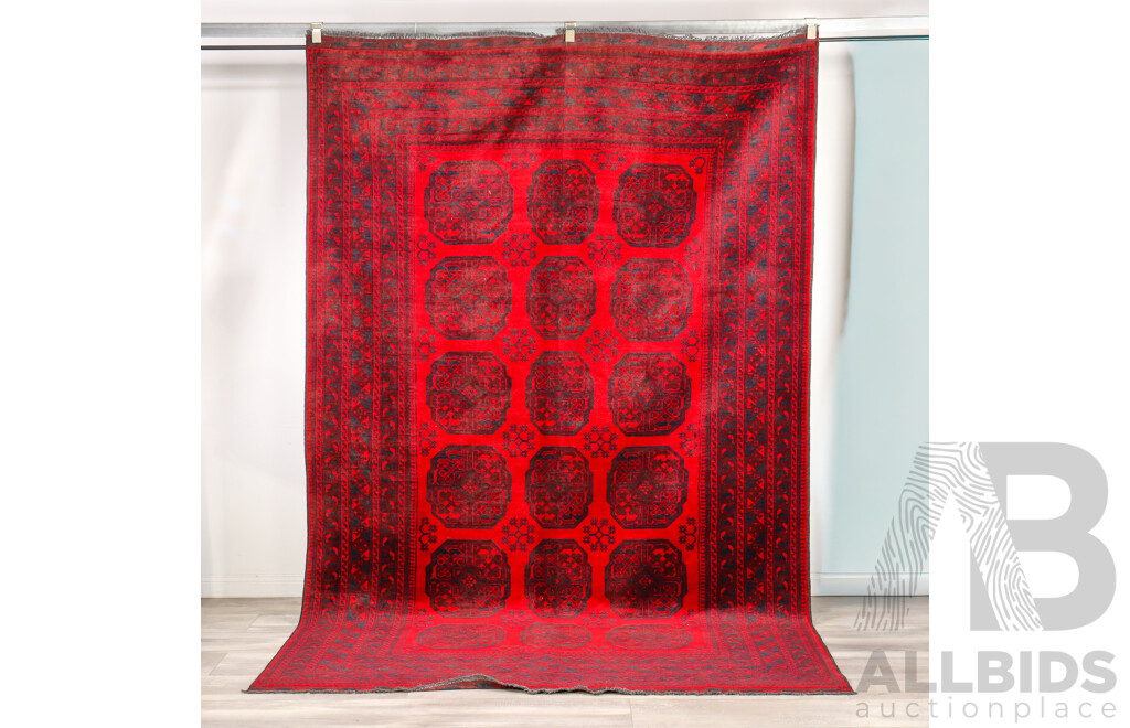 Red Tone Persian Woollen Bokarah