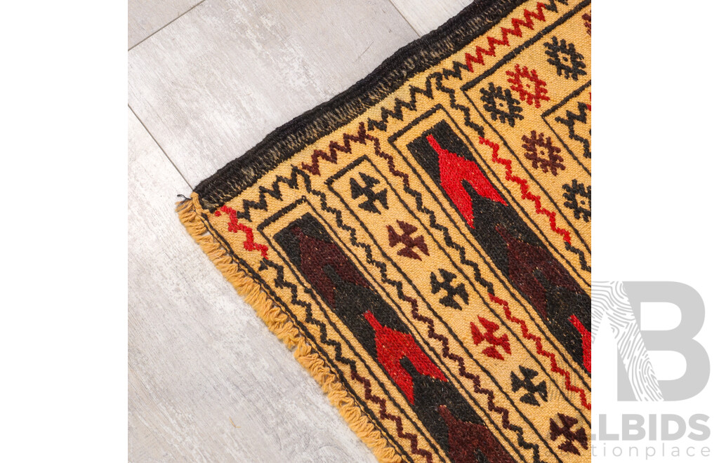 Hand Knotted Afghan Kilim