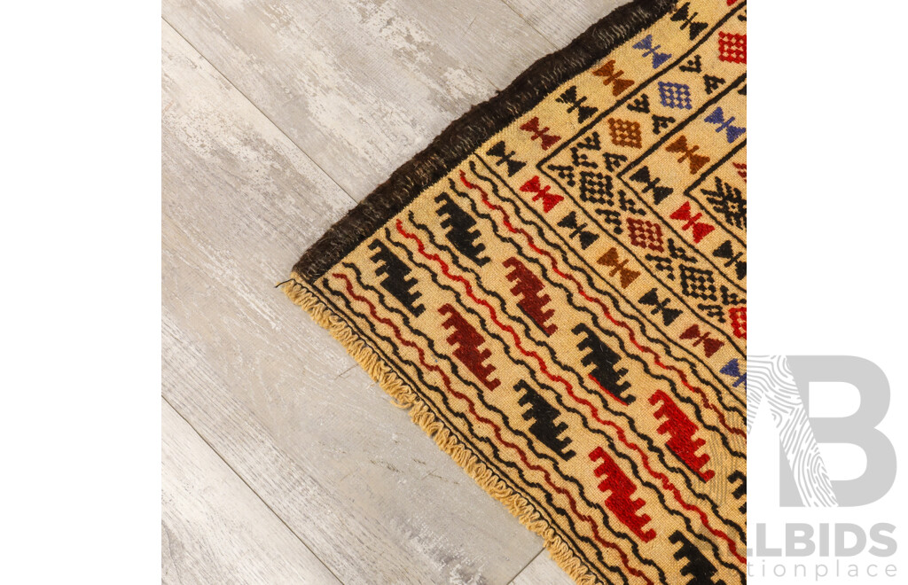 Modern Turkish Kilim with Traditional Pattern