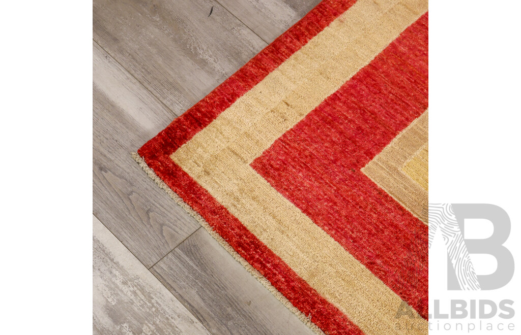 Hand Knotted Turkish Oushak Rug