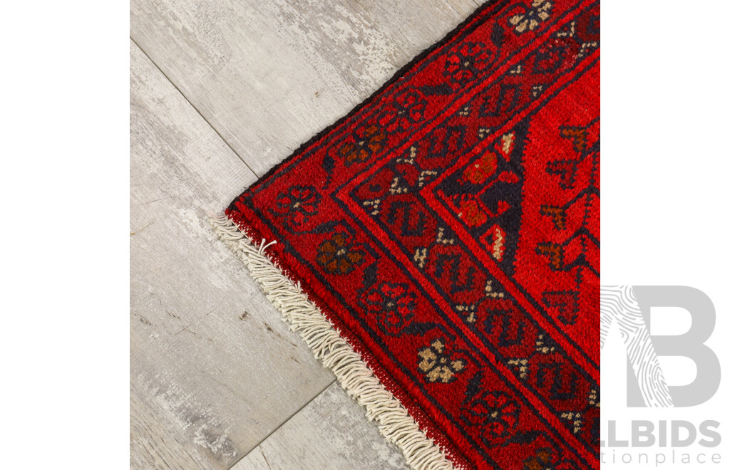 Hand Knotted Afghan Rug