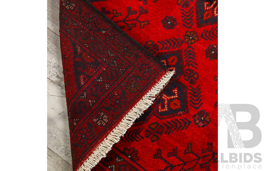 Hand Knotted Afghan Rug