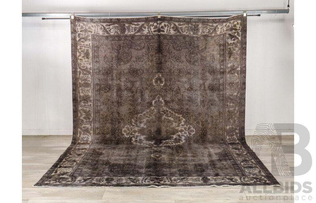 Threadbare Hand Knotted Persian Rug