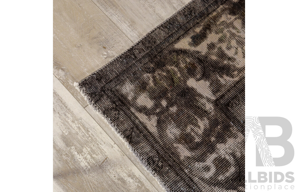 Threadbare Hand Knotted Persian Rug