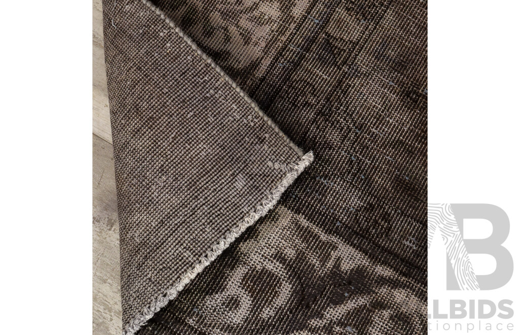 Threadbare Hand Knotted Persian Rug