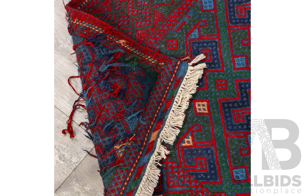 Large Hand Knotted Baluch Rug