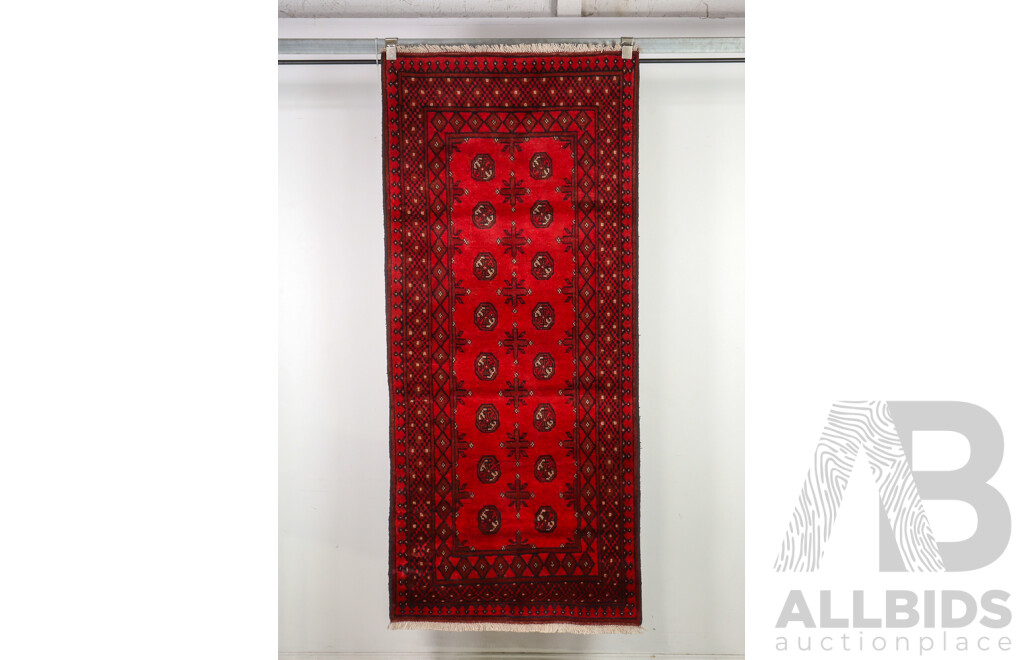 Hand Knotted Afghan Rug