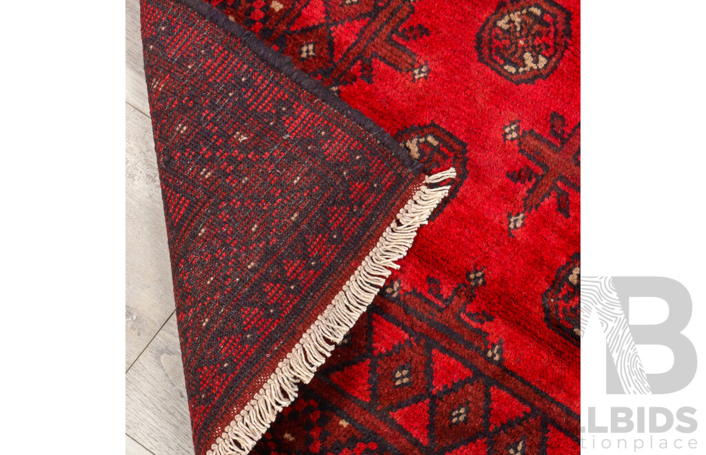 Hand Knotted Afghan Rug