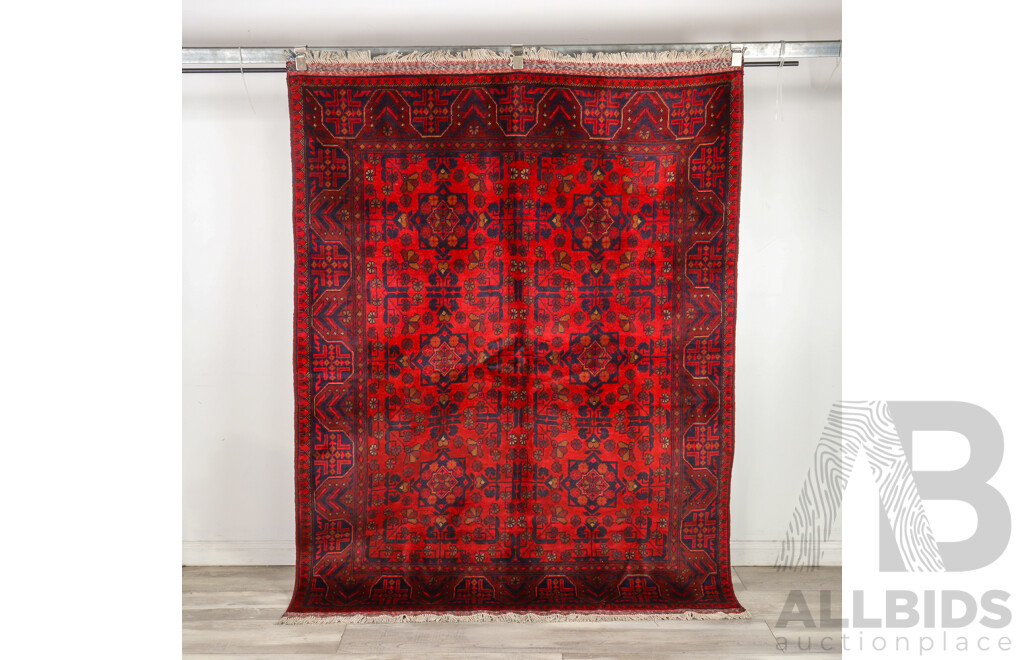 Hand Knotted Afghan Rug