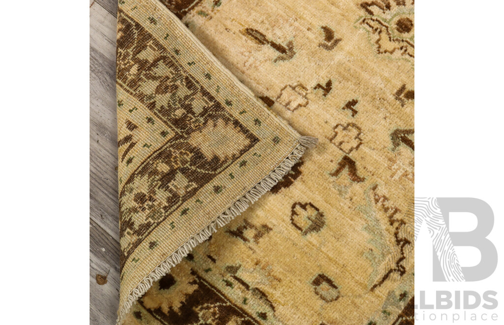Hand Knotted Afghan Chobi Runner Rug