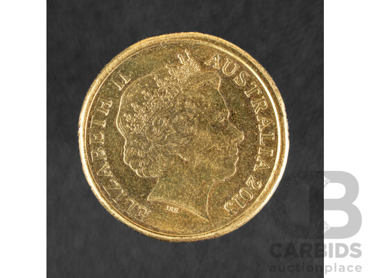 Australian 2013 Two Dollar Coin, 60th Anniversary QE2 Coronation