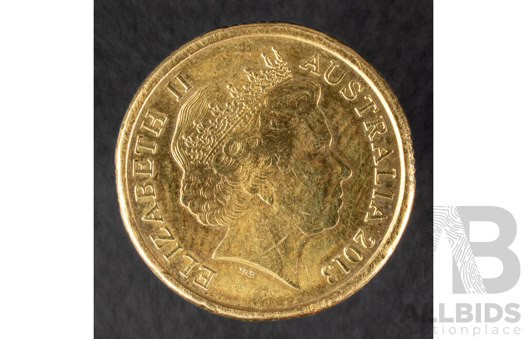 Australian 2013 Two Dollar Coin, 60th Anniversary QE2 Coronation