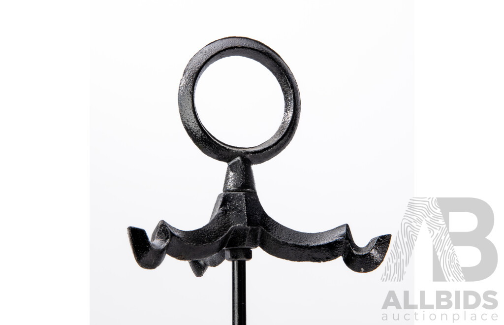 Vintage Wrought Iron Fireplace Tool Set