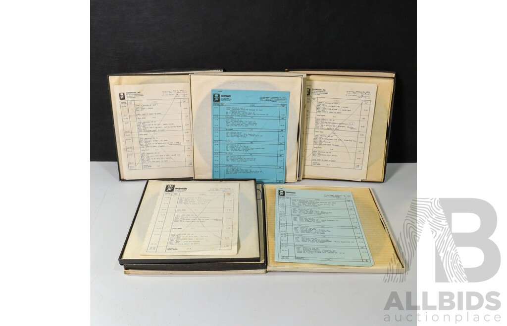 Seven Boxed American Top 40 Vinyl Record Sets 1972, 1977, 1978