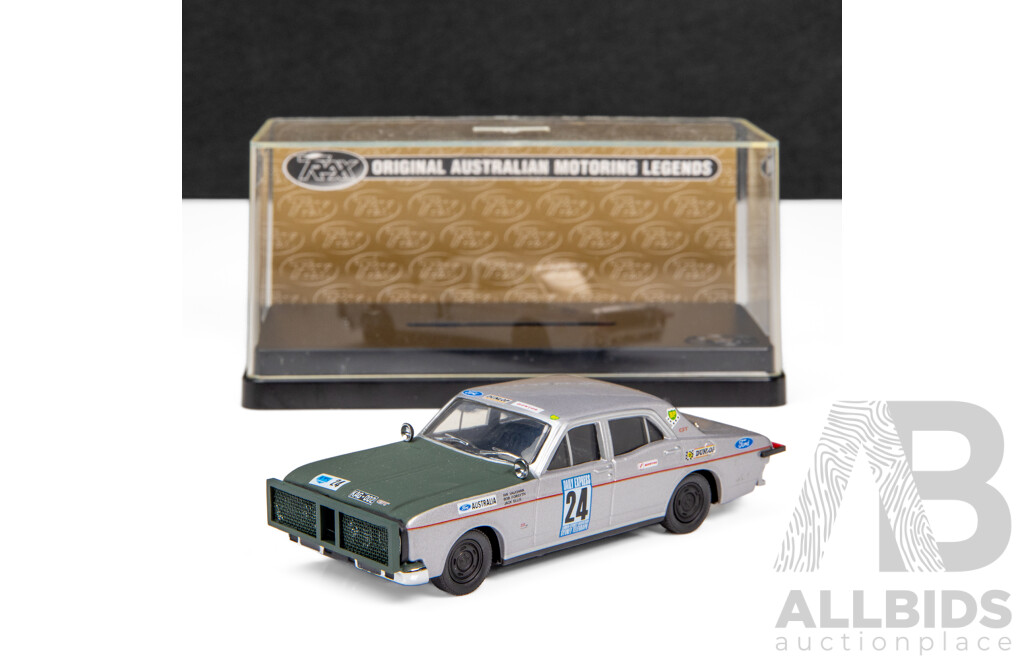 TRAX 1968 Ford XT GT Falcon, London to Sydney Marathon, TR24G  - 1:43 Scale