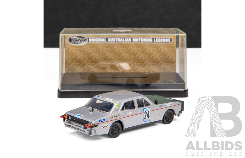 TRAX 1968 Ford XT GT Falcon, London to Sydney Marathon, TR24G  - 1:43 Scale
