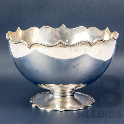 Antique Sterling Silver Bowl, J & J Maxfield Ltd, Sheffield, 1906