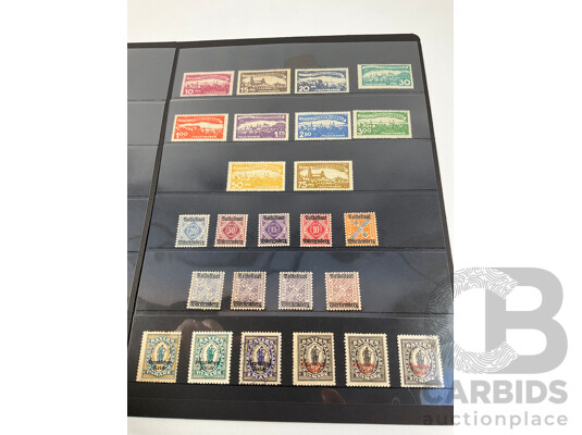 Germany 1900's Stamps, Overprints, Bayern, Wurttemberg, Germania Set, Mints
