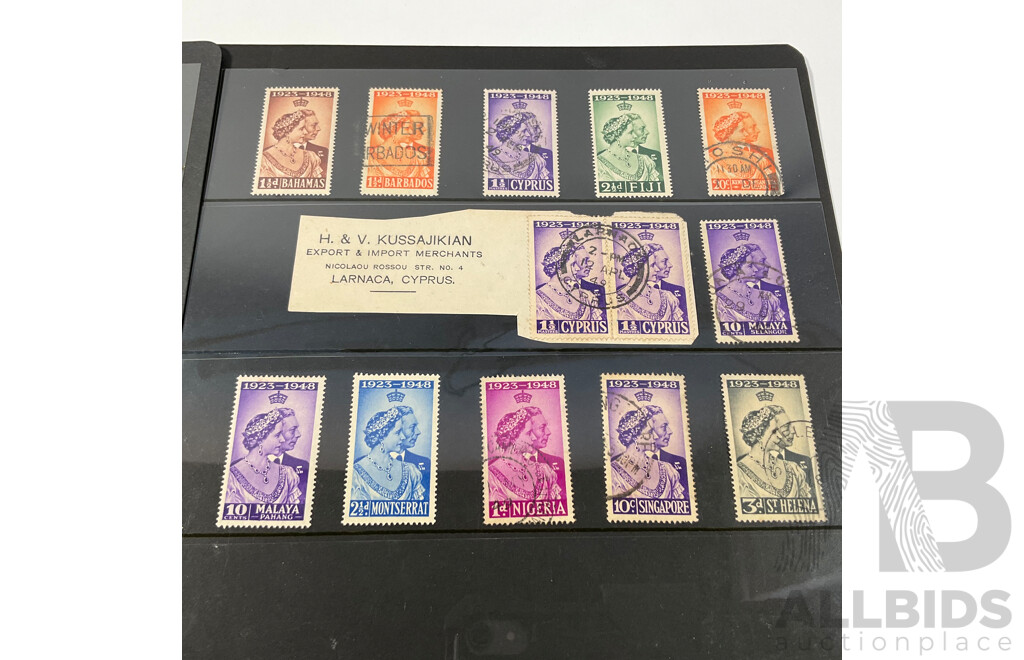 Great Britain 1937-1948 Stamps, Commonwealth Coronation Sets, Silver Wedding Issues, Mint Hinged