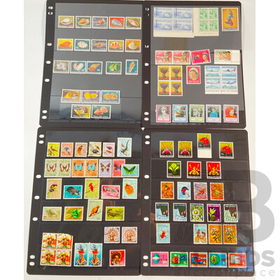 Collection of Papua New Guinea Including Mint Hinged Blocks