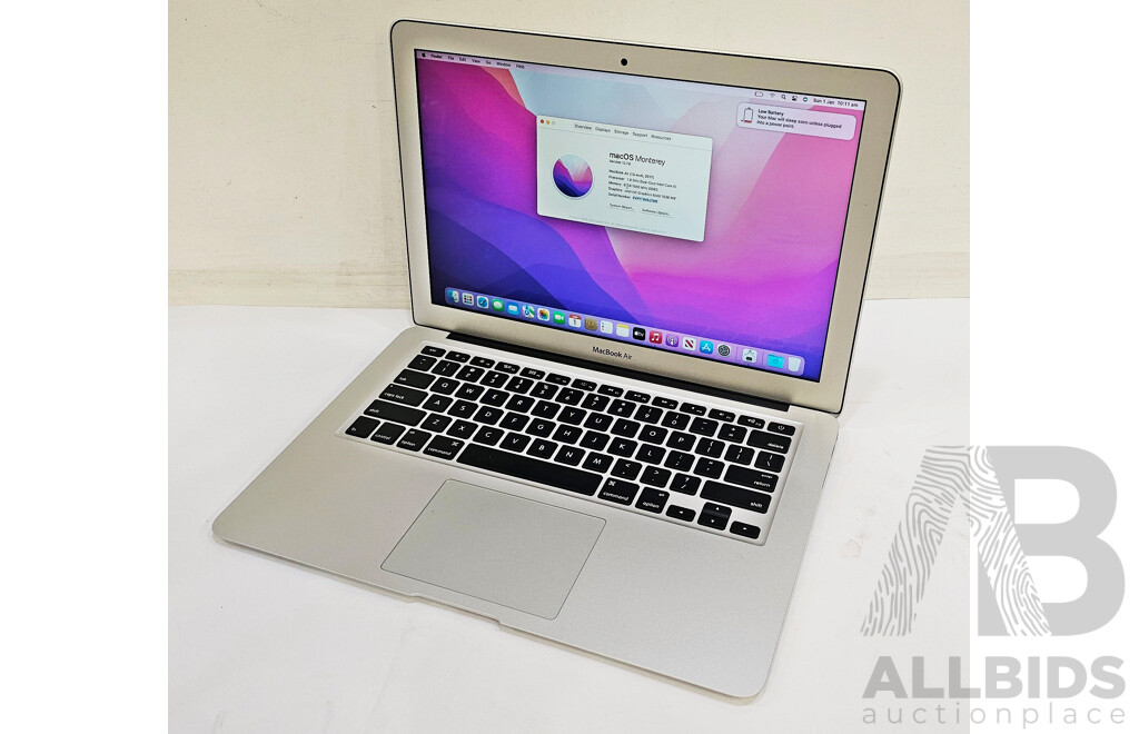 Apple (A1466) Intel Core I5 (5350U) 1.80GHz-2.90GHz 2-Core CPU 13-Inch MacBook Air (Mid-2017)
