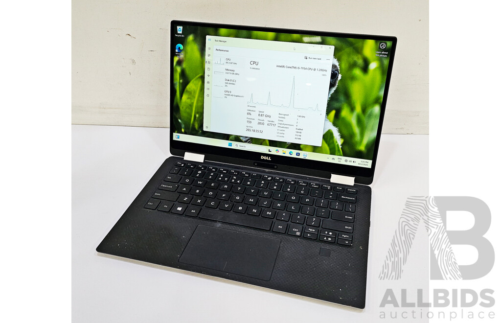 Dell  XPS 9365 Intel Core I5 (7Y54) 1.20GHz-3.20GHz 2-Core CPU 13-Inch Laptop