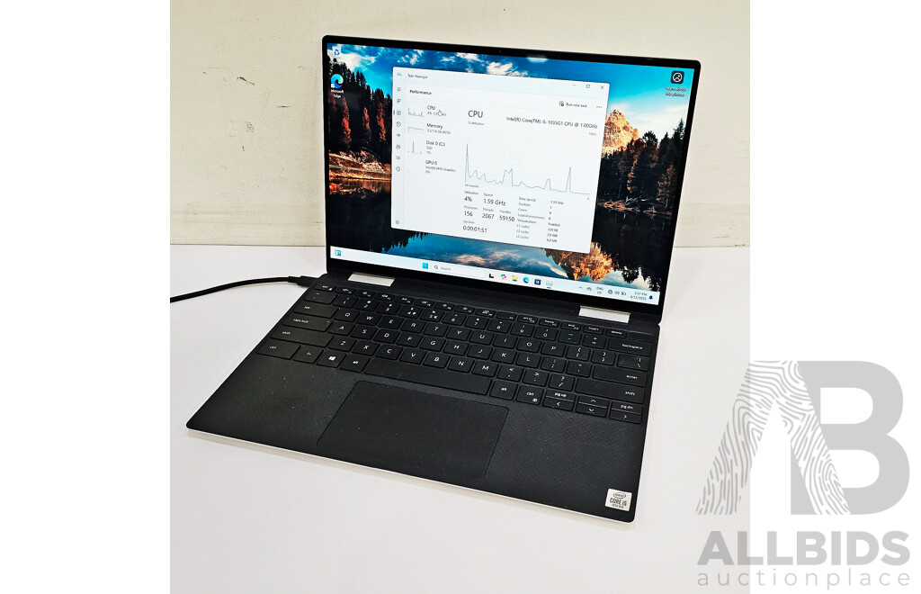 Dell XPS 7390 Intel Core I5 (1035G1) 1.00GHz-3.60GHz 4-Core CPU 13-Inch Laptop
