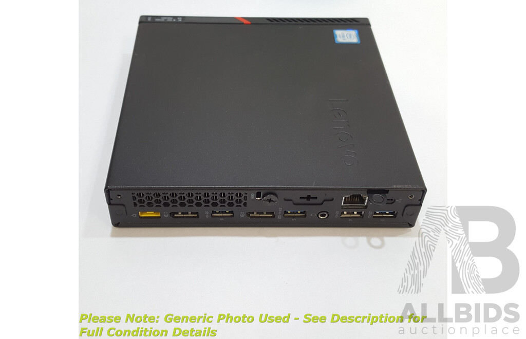 Lenovo ThinkCentre M700 Intel Core i3 (6100T) 3.20GHz 2-Core CPU Tiny Form Factor Desktop Computer