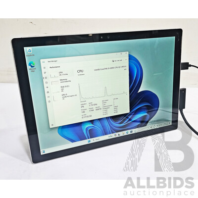 Microsoft (1724) Surface Pro 4 Intel Core I5 (6300U) 2.40GHz-3.00GHz 2-Core CPU 128GB 12-Inch Touchscreen Detachable Laptop