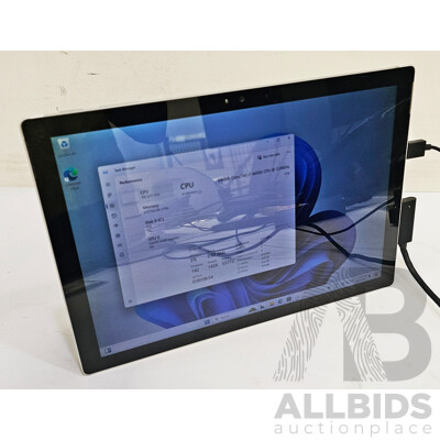 Microsoft (1724) Surface Pro 4 Intel Core I7 (6650U) 2.20GHz-3.40GHz 2-Core CPU 256GB 12-Inch Touchscreen Detachable Laptop