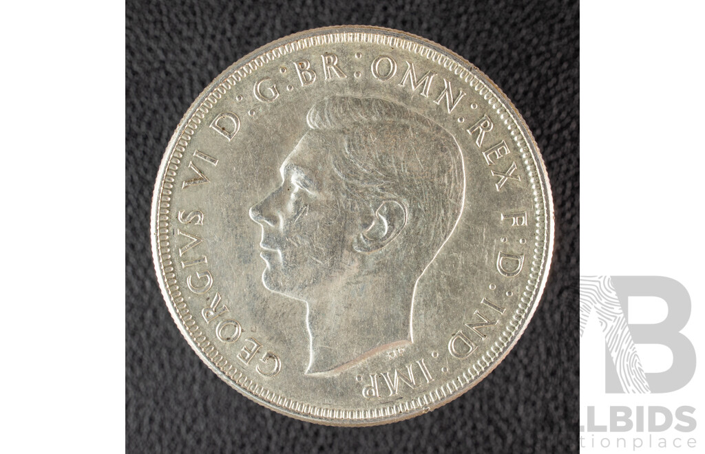 Australian 1938 KGVI Silver Crown .925