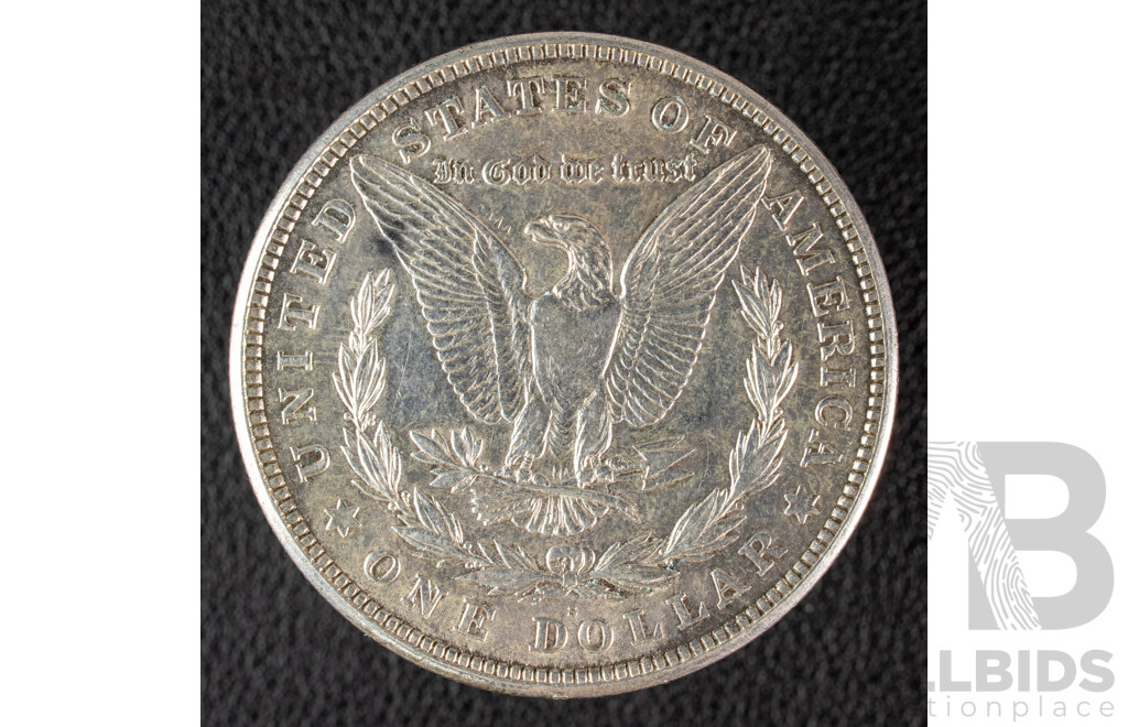 USA 1921 Silver Morgan Dollar, San Fransisco Mint .900