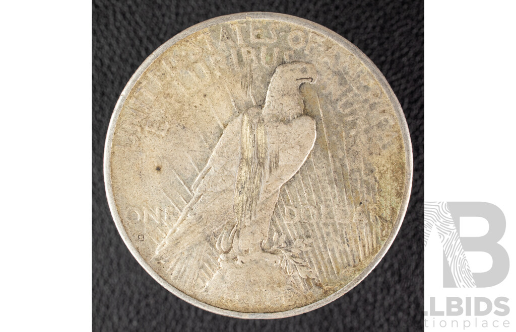 USA 1935 Silver Peace Dollar, San Fransisco Mint .900