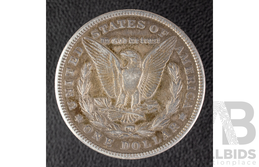 USA 1921 Silver Morgan Dollar, San Fransisco Mint .900
