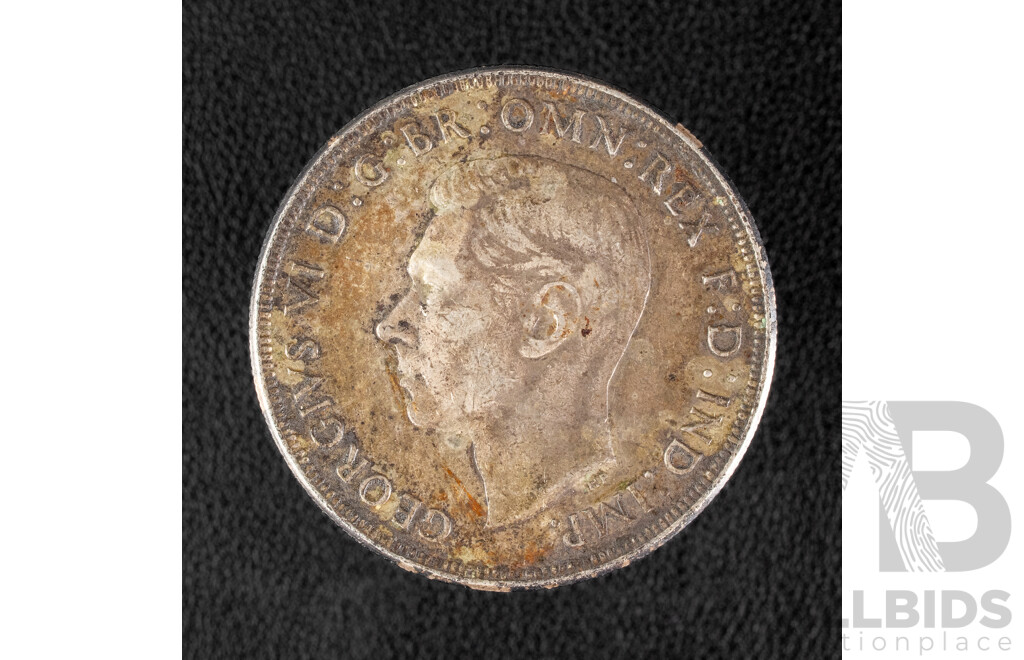 Australian 1937 KGVI Silver Crown .925