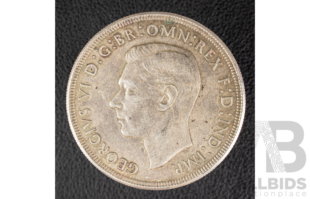 Australian 1937 KGVI Silver Crown .925