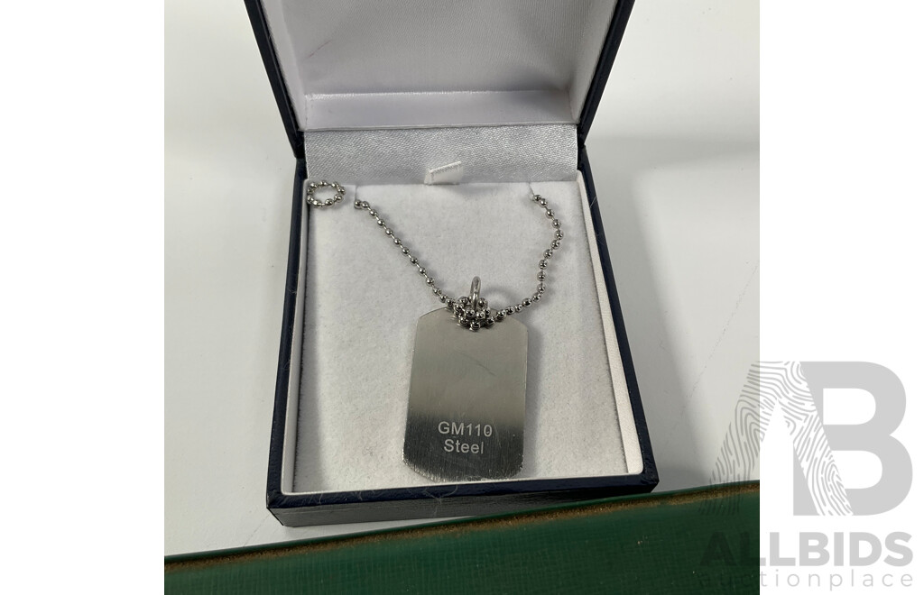 Australian RAM 2007 Coloured One Dollar, Big Belly Seahorse, Vintage Renniks Coin Album, Carved Stone Foo Dogs, Vintage Green Earrings, Army Style Steel ID Tag