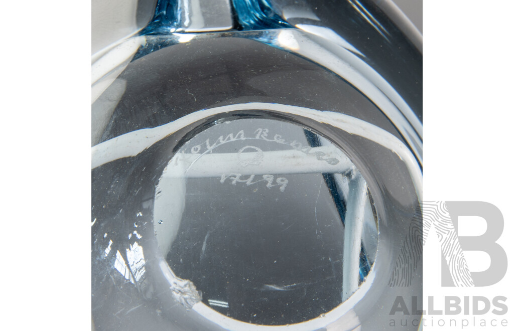 Mid Century Danish Glass Dish by per Lutkin for Holmegaard