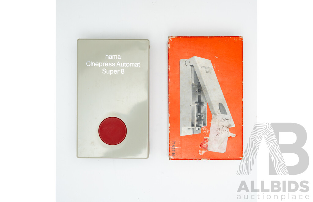 Film Lenses and Cinepress Automat Vintage Film Splicer