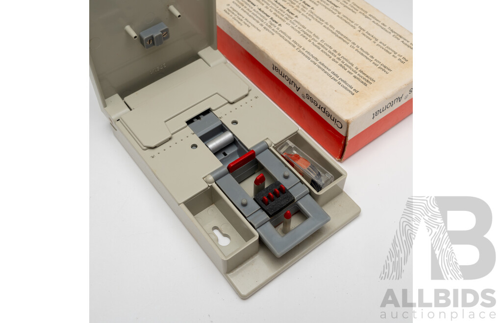 Film Lenses and Cinepress Automat Vintage Film Splicer
