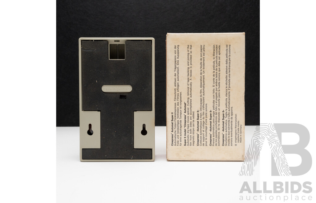 Film Lenses and Cinepress Automat Vintage Film Splicer