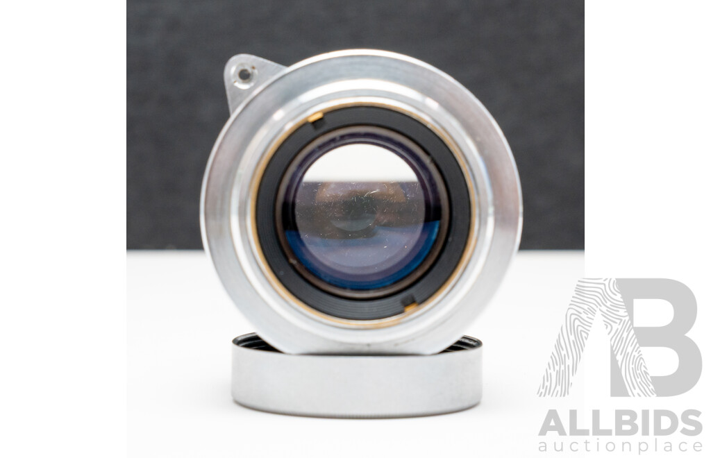 Canon 50mm 1.8 L39/M39 Screw Mount and Canon C-8 Wide Converter