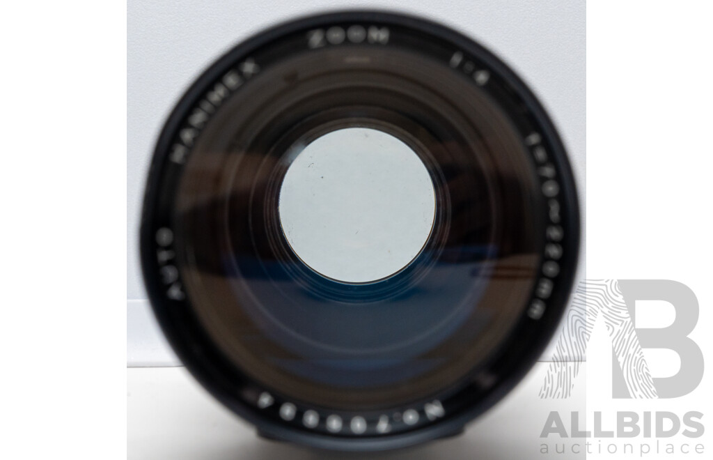 Quantaray 135mm F2.8 and Hanimex Auto Zoom 70–220mm F4