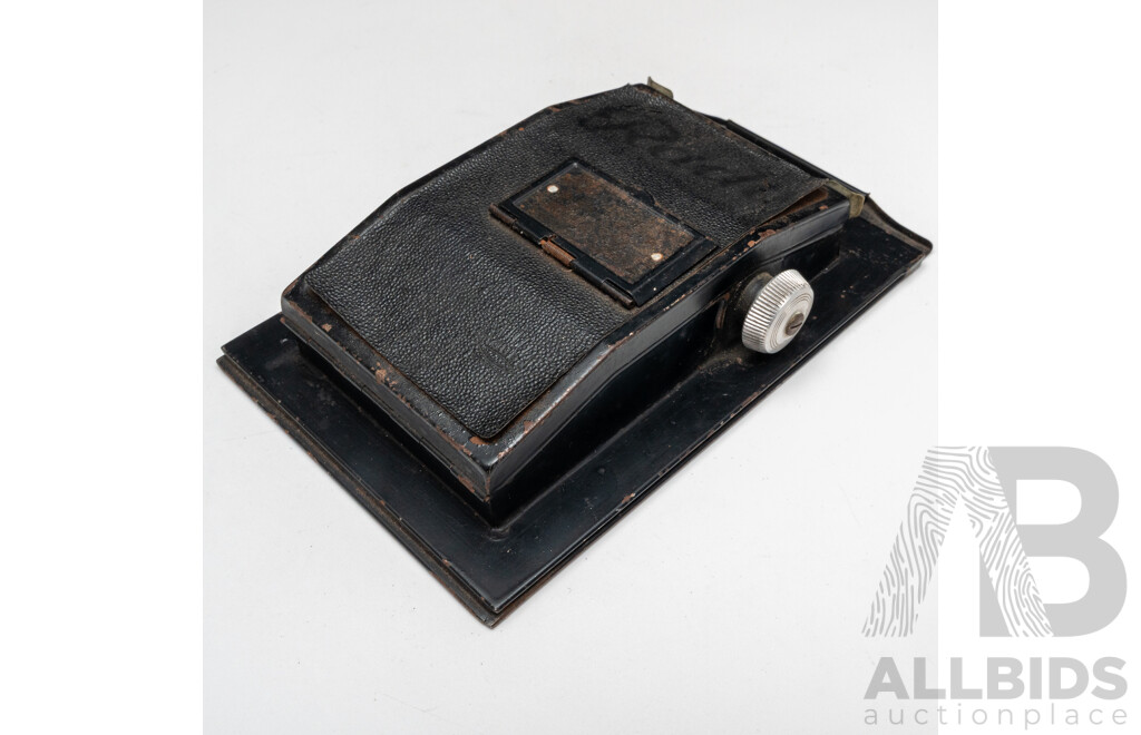 Vintage Medium and Large Format Photography Parts Bundle Including Roll Film Backs and Projection Lenses