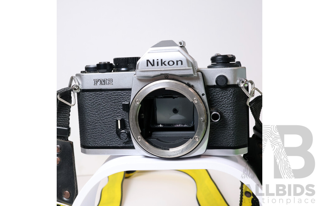 Nikon FM2n 35mm Film SLR Camera with Nikon Series E 50mm F/1.8 Lens & Promaster 7 Filter