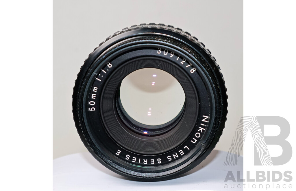 Nikon FM2n 35mm Film SLR Camera with Nikon Series E 50mm F/1.8 Lens & Promaster 7 Filter