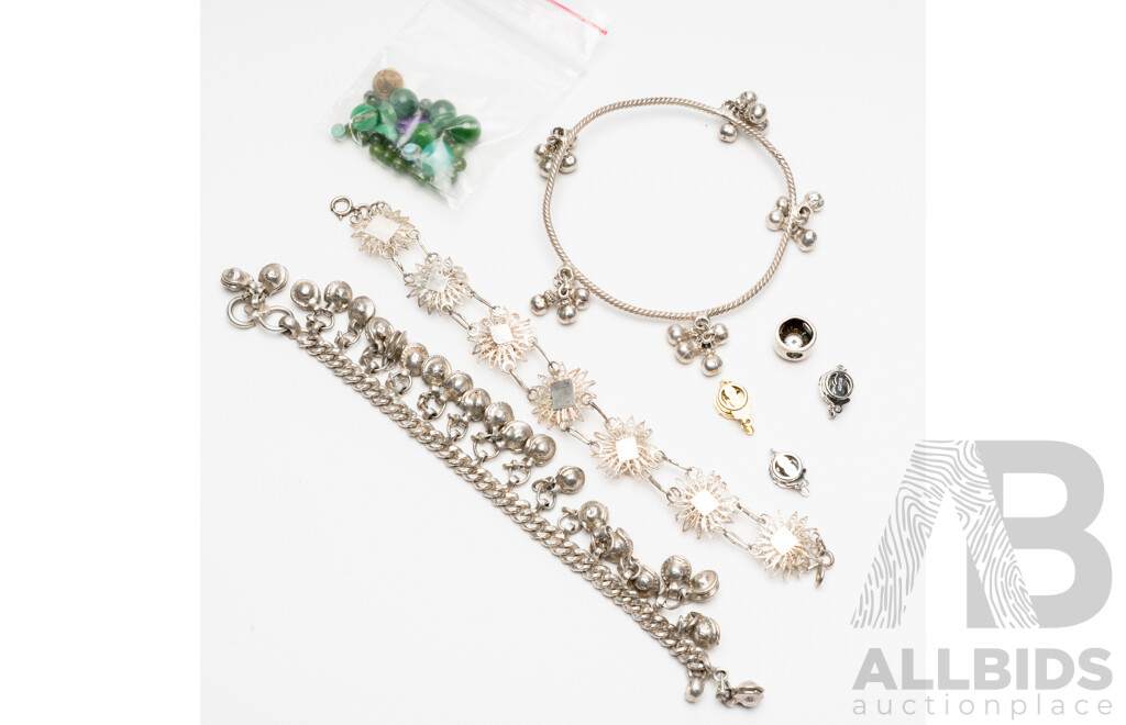 Collection of Silver Tone Costume Jewellery