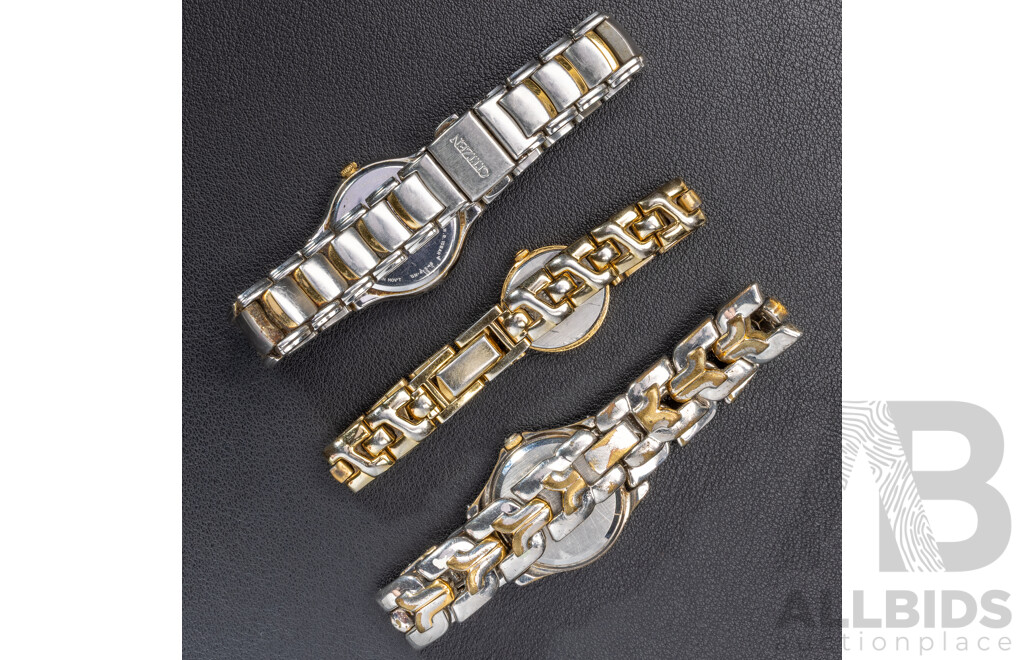 Collection of (3) Ladies Wrist Watches - Citizen Eco Drive, Seiko & Pulsar